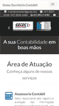 Mobile Screenshot of geteccontabilidade.com.br